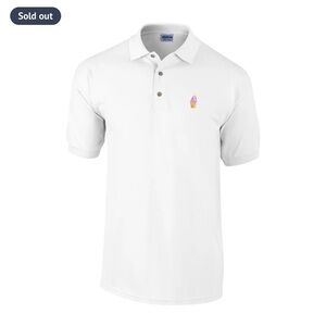 RARE! NEW! Yungblud (Medium) Ice Cream Cone White Polo Only Available in the UK